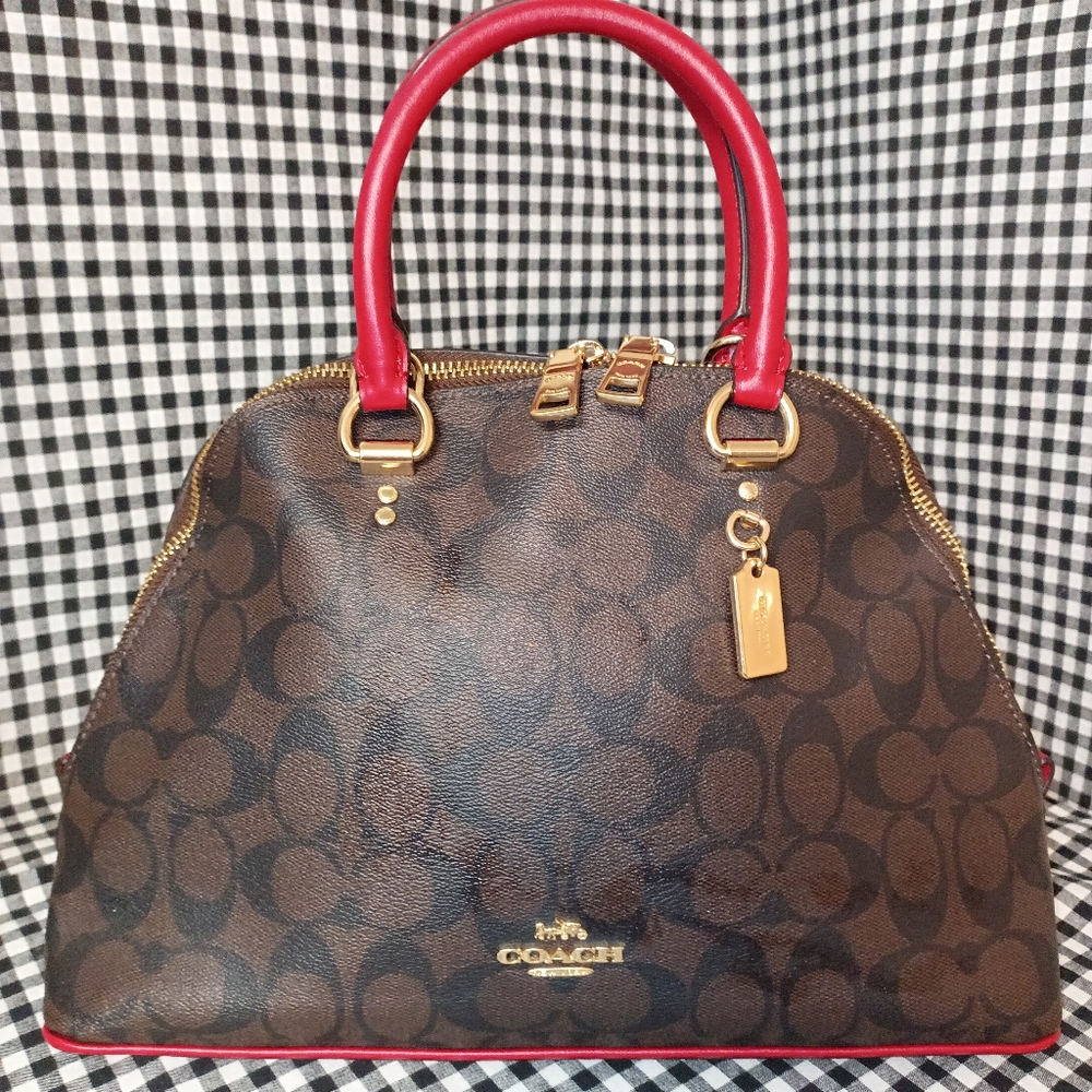 Katy Satchel in signature Canvas..